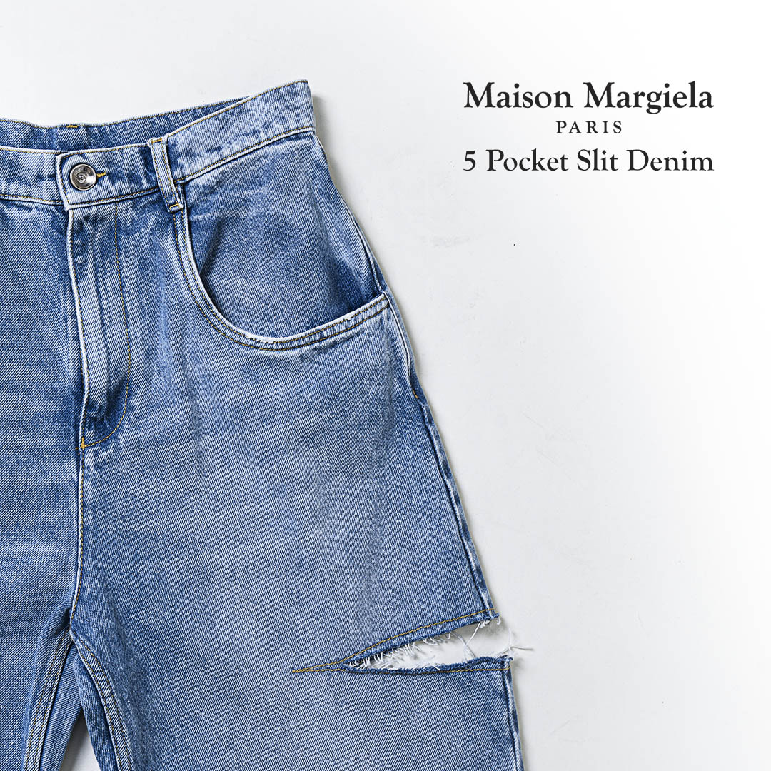 メゾンマルジェラの5ポケット カットアウト デニムパンツ | HUES 福岡