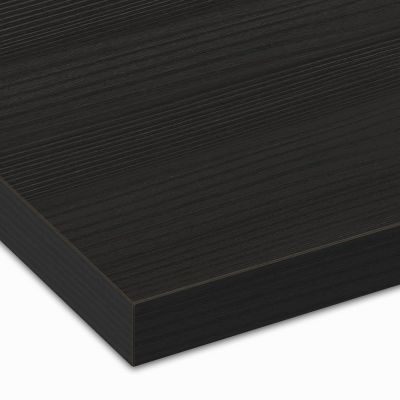 木目メラミン天板（共巻きエッジ）ブラック 柾目 BL-WDMS-MC 天板のみ