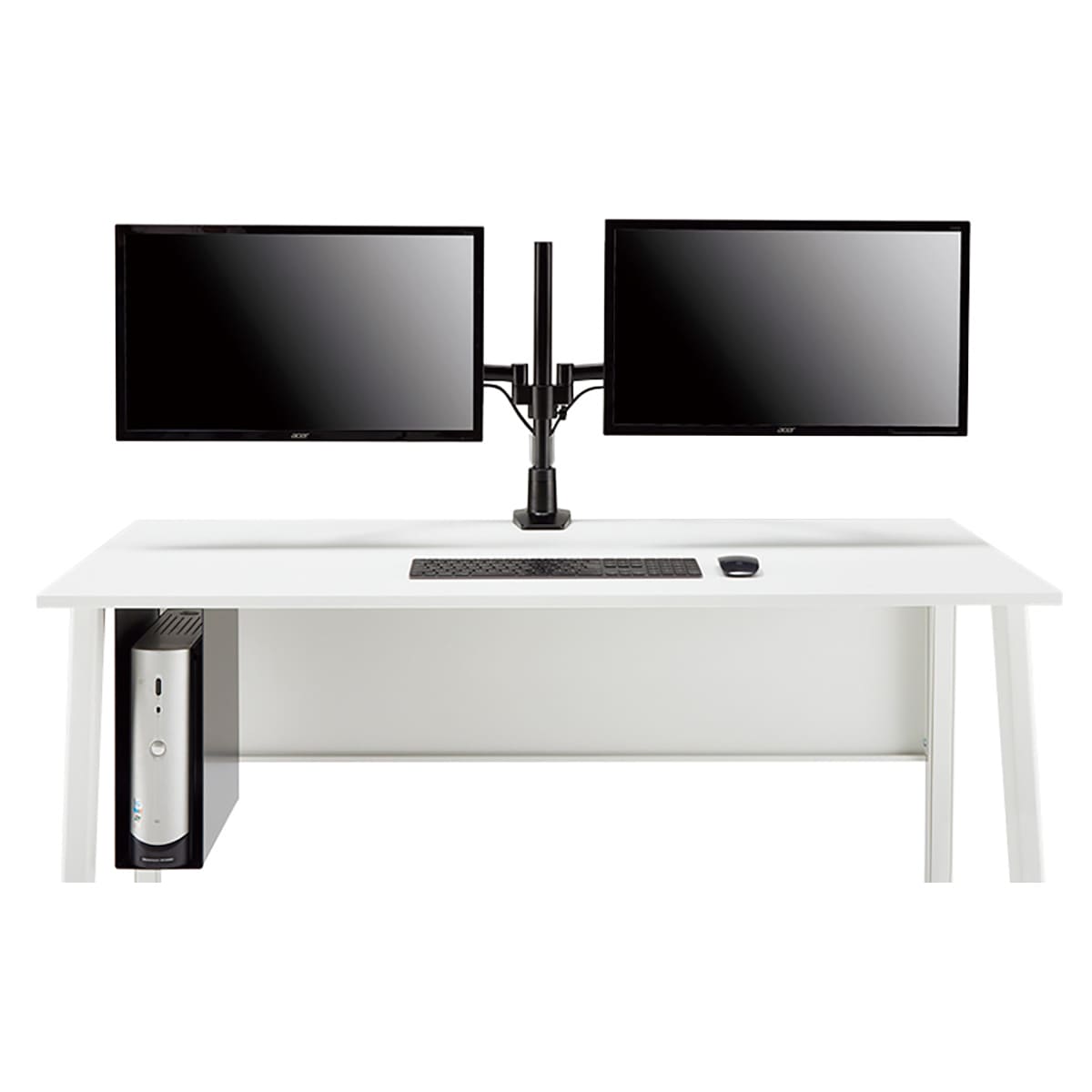 MSA2C-BK モニターアーム（デュアル）｜ナイキ（NAIKI）