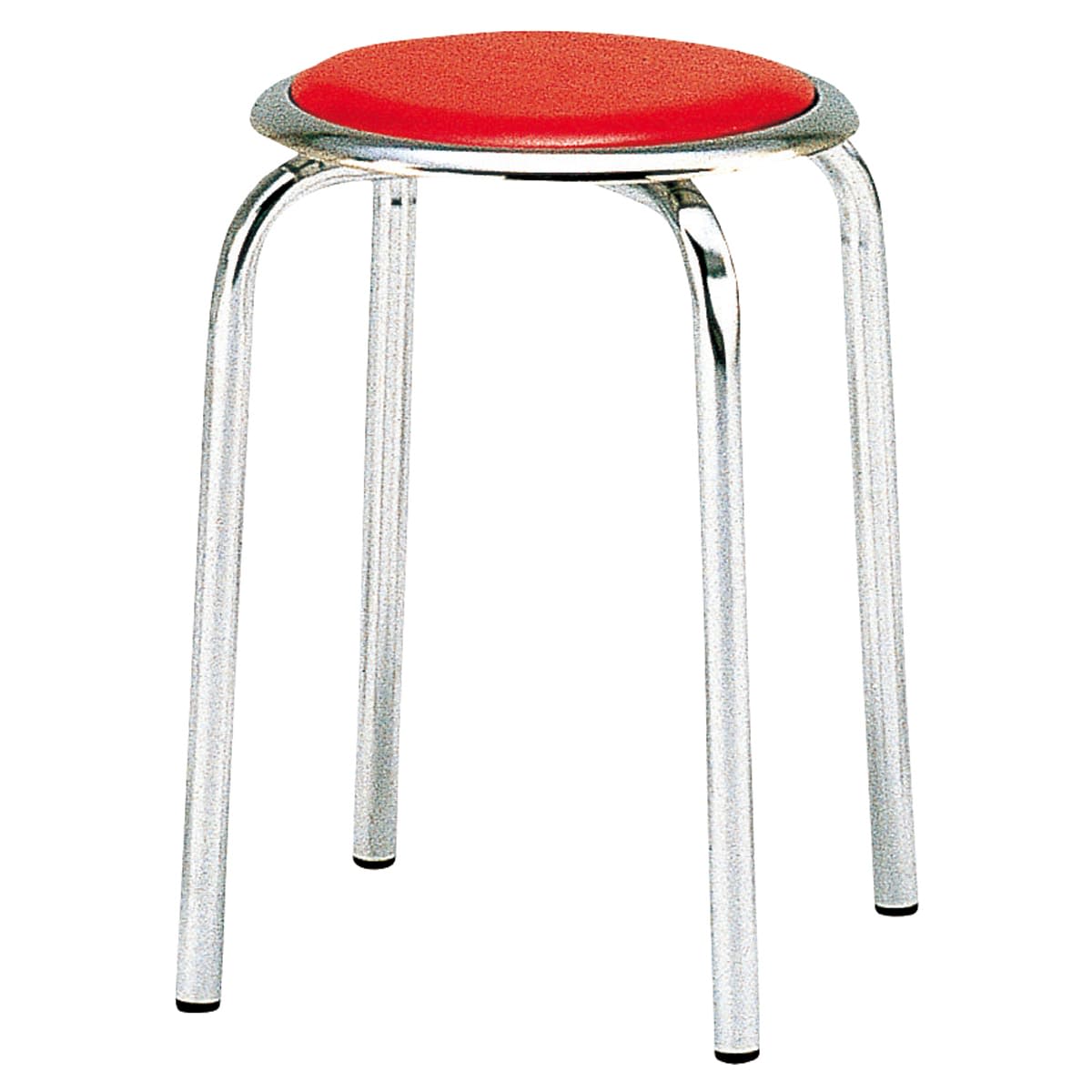 M-24M メッキ脚｜藤沢工業のスツール