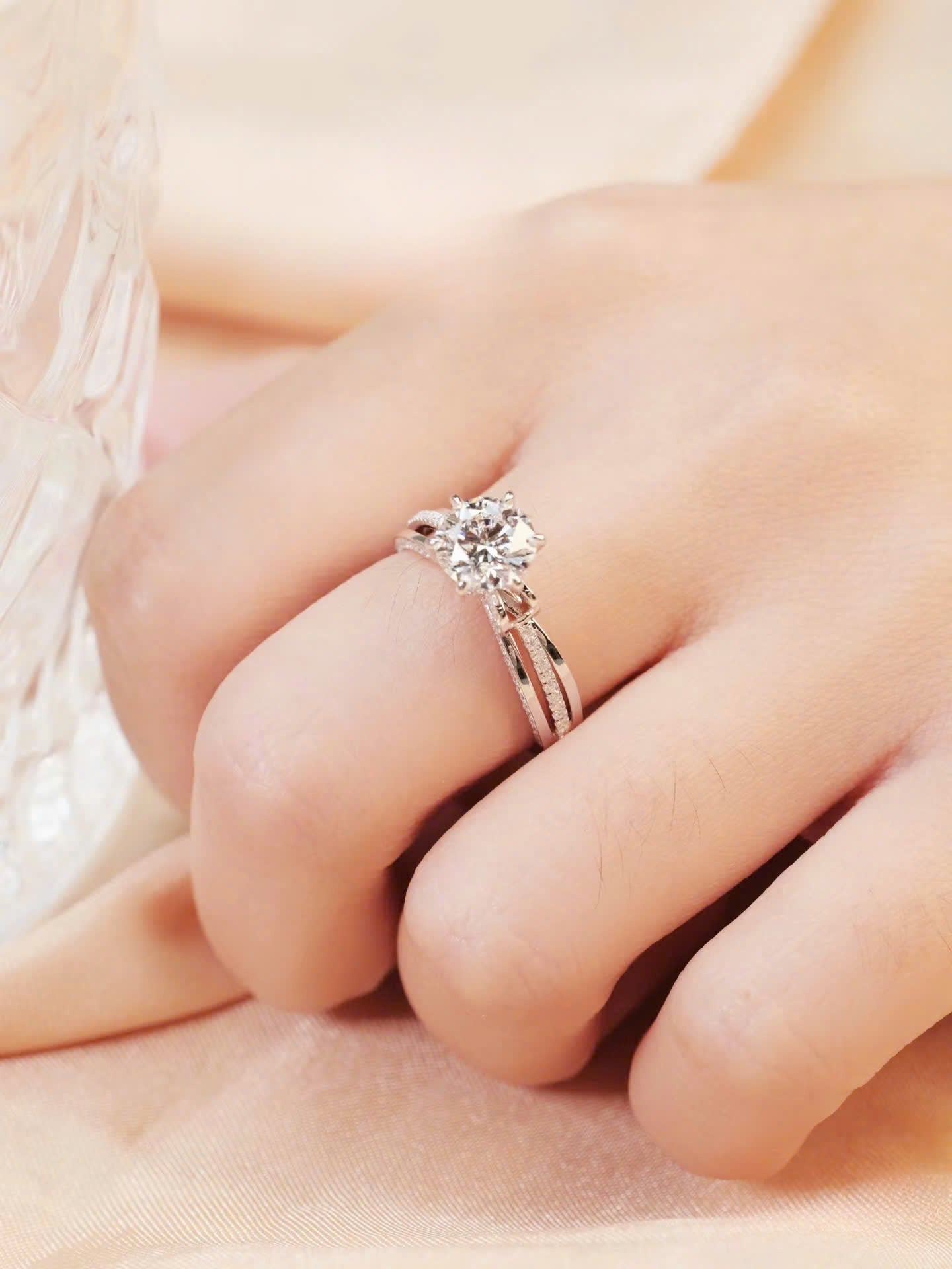 モアサナイトリボンリング - S925 - N401501 – HUYK JEWELRY© 職人