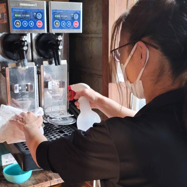 ○生ビール ディスペンサーの清掃状況のご紹介 | ログハウス