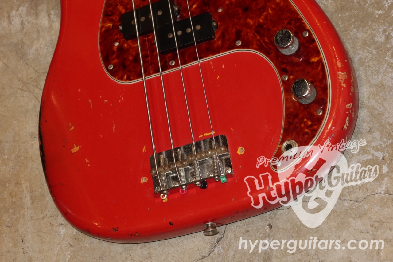 Fender '62 Precision Bass - ダコタレッド / スラブローズ - ハイパー