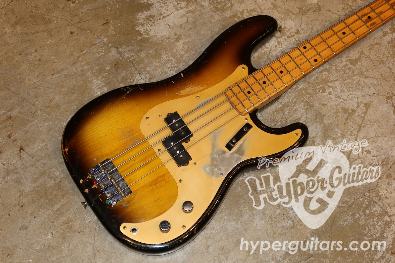 Fender '57 Precision Bass - サンバースト / メイプル - ハイパー