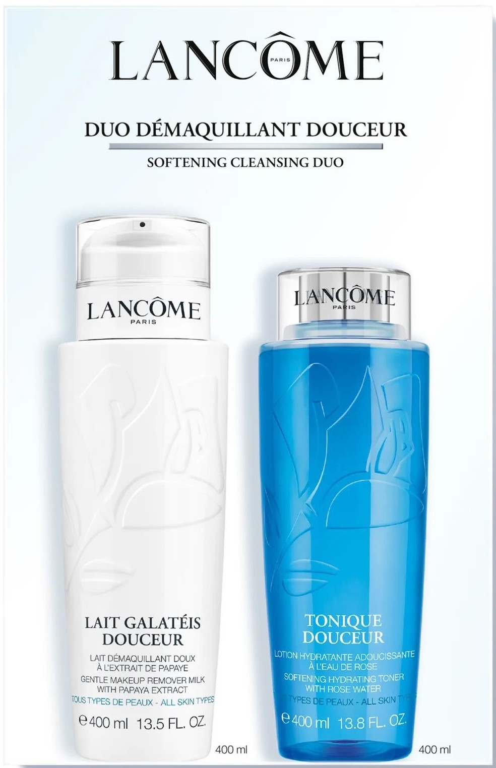 Set - Lancome Soft Tonic Softening Cleansing Duo (w/toner/400ml +