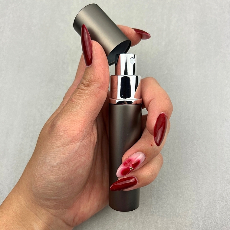 Deni Carte 66695 - 香水アトマイザー、15ml、コーヒーシルバー