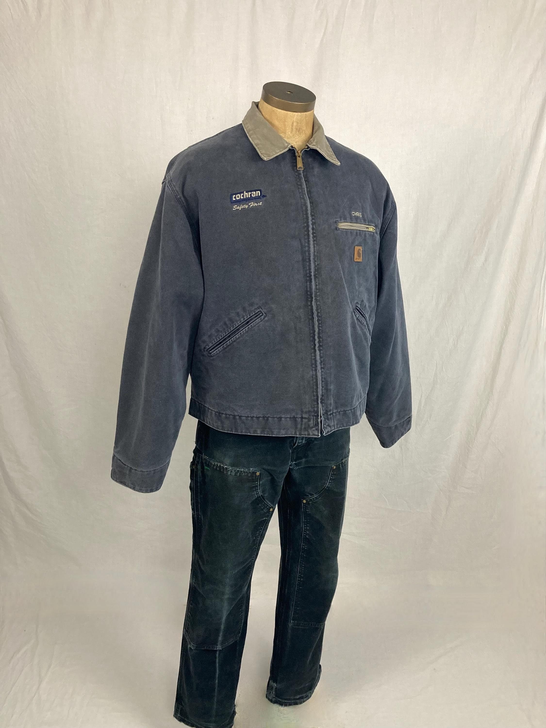 Vintage Carhartt J97 PTL Petrol Detroit Jacket Blanket Lined Made