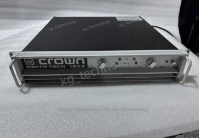 Crown Macro-Tech 1202 Two-Channel Power Amplifier.. | eBay
