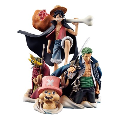 MegaHouse DESKTOP REAL McCOY ONE PIECE 01 Figure Luffy Zoro