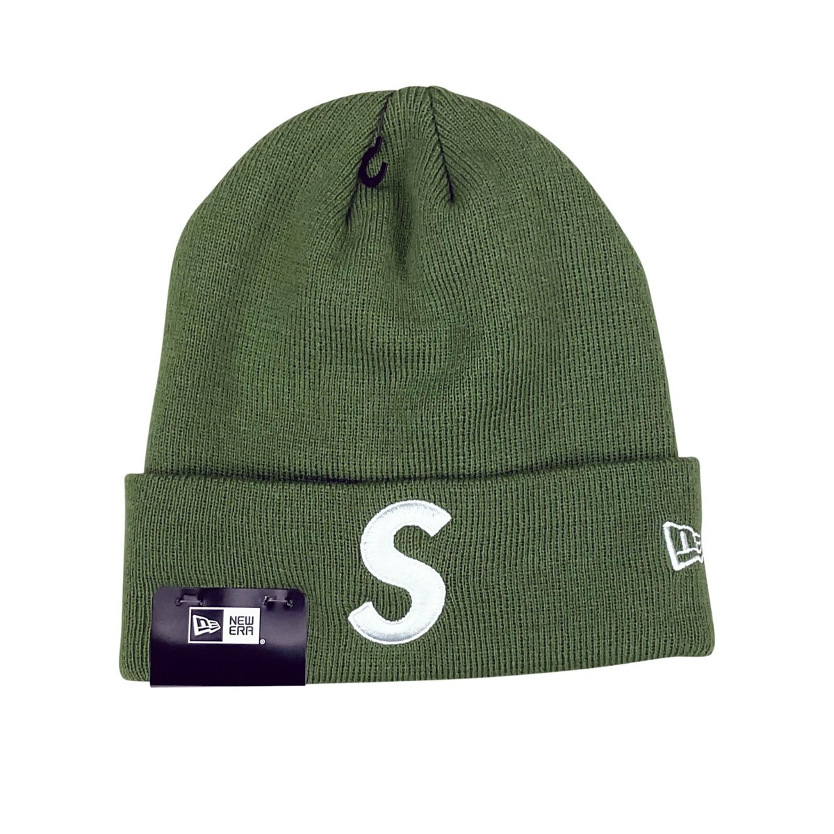Supreme x New Era FW23 S Logo Beanie Olive | eBay