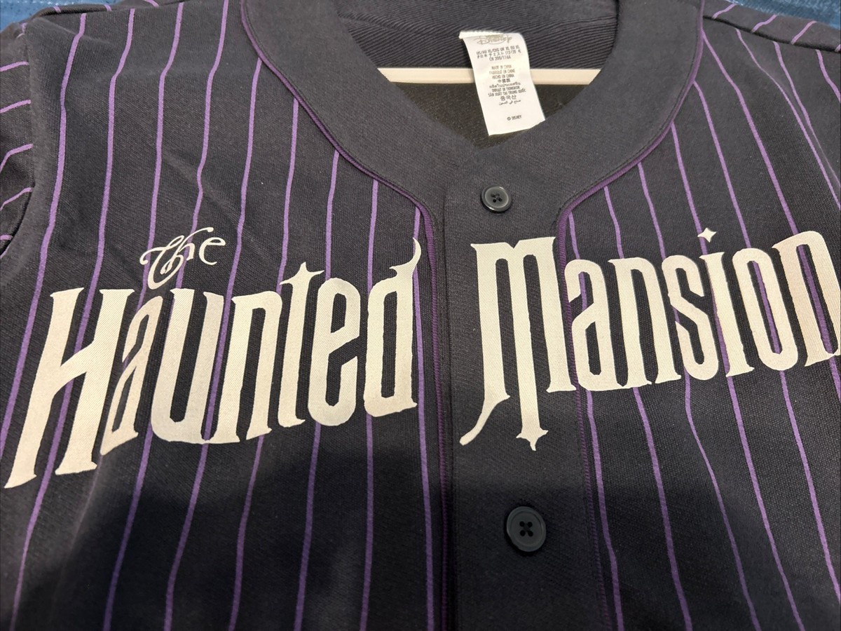 Disney Parks Haunted Mansion Baseball Jersey Adult XL NWT - 999