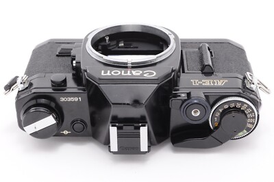 Read![ Near MINT ] Canon AE-1 Black SLR Camera New FD NFD 50mm F1