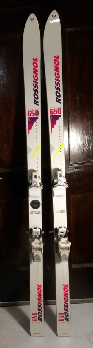 ROSSIGNOL 650 SERIES MADDY TRI-CORE SNOW SKIS 170CM w/TYROLIA 540