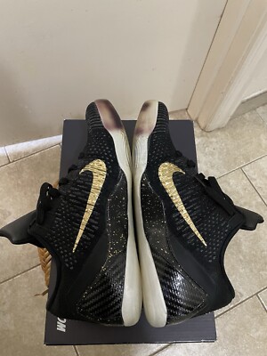 Nike Kobe IX 9 Elite Low iD Size 8.5 Black/Gold RARE 677992-997 | eBay