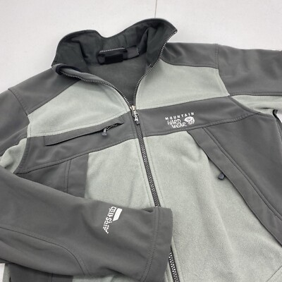 Mountain Hardwear Jacket Men Medium Air Shield Elite Gray Black