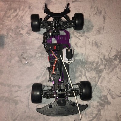 Vtg HPI Super Nitro RS4 Toyota GT-One 4WD RC Car Kit Rare Purple