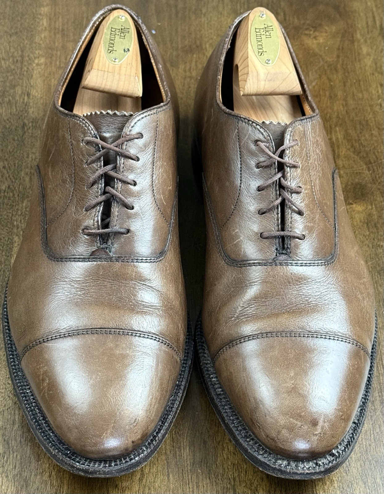Alden 920 Dark Brown Calfskin Straight Tip Bal | Alden Model Project
