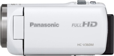 Near Mint | Panasonic HD Camcorder HC-V360M-W 16GB 90x zoom White