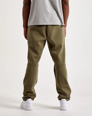 New Nike Sportswear Tech Fleece Olive Green Pants Joggers Sz XS