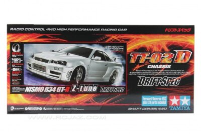 Tamiya 58605 1/10 RC Drift Car TT02D Nissan Nismo Skyline GT-R R34
