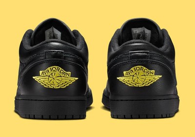 Nike Air Jordan 1 Low SE Shoes Black Anthracite Tour Yellow IM6568