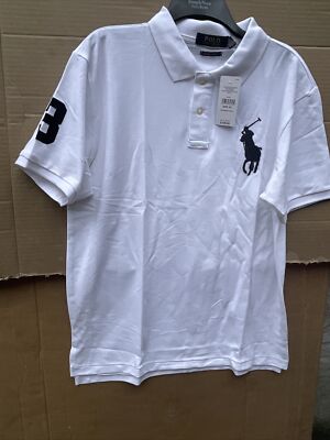 NEW Top Look London Polo Shirt! Big Pony & Number 