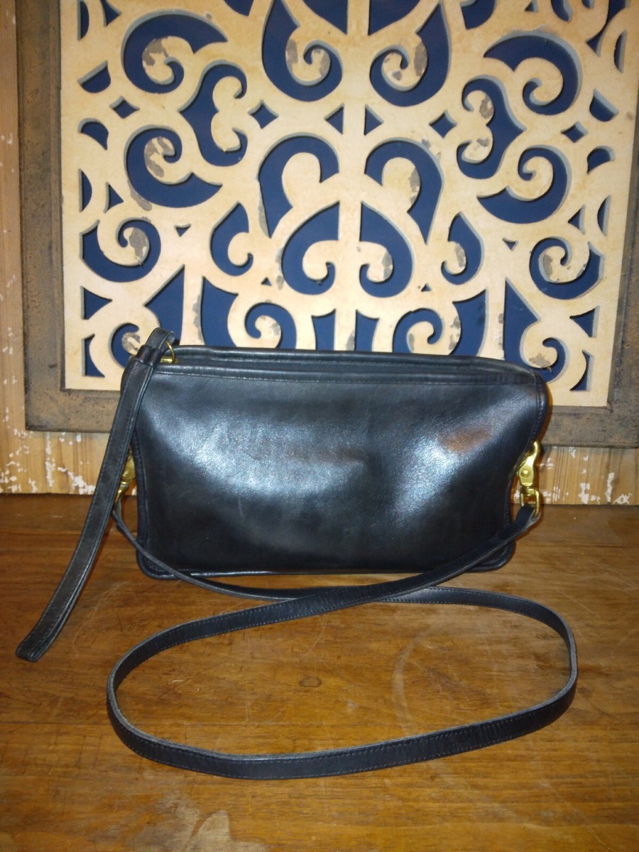 Vintage COACH #9455 Costa Rica Black Leather 