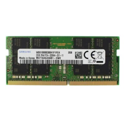 Samsung 64GB (2X 32GB) DDR4 3200MHz PC4-25600 Laptop Memory Ram