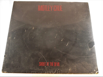 Motley Crue Shout at the Devil Sealed Vinyl Record LP USA 1983