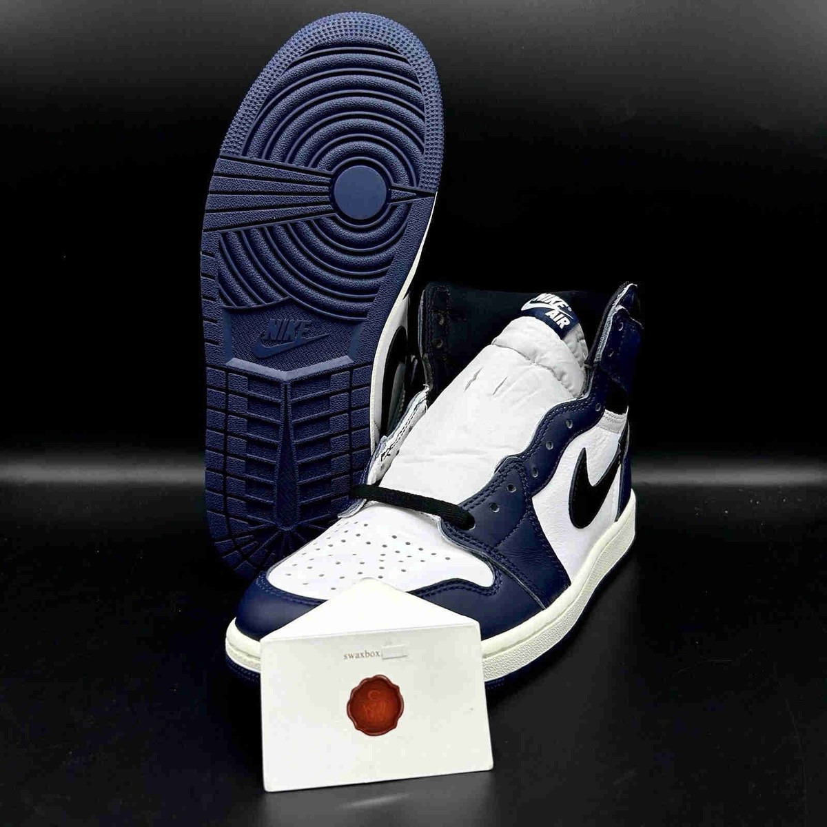 Size 13 - Air Jordan 1 Retro OG High Midnight Navy for sale online