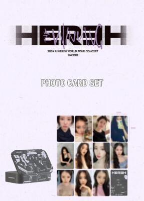 IU 2024 HEREH WORLD TOUR CONCERT ENCORE PHOTO CARD SET/Card+Tin