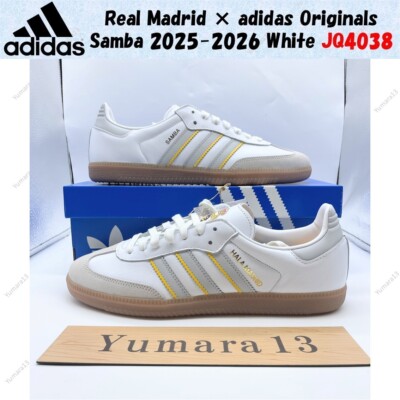 Real Madrid × adidas Originals Samba 2025-2026 White JQ4038 Men's