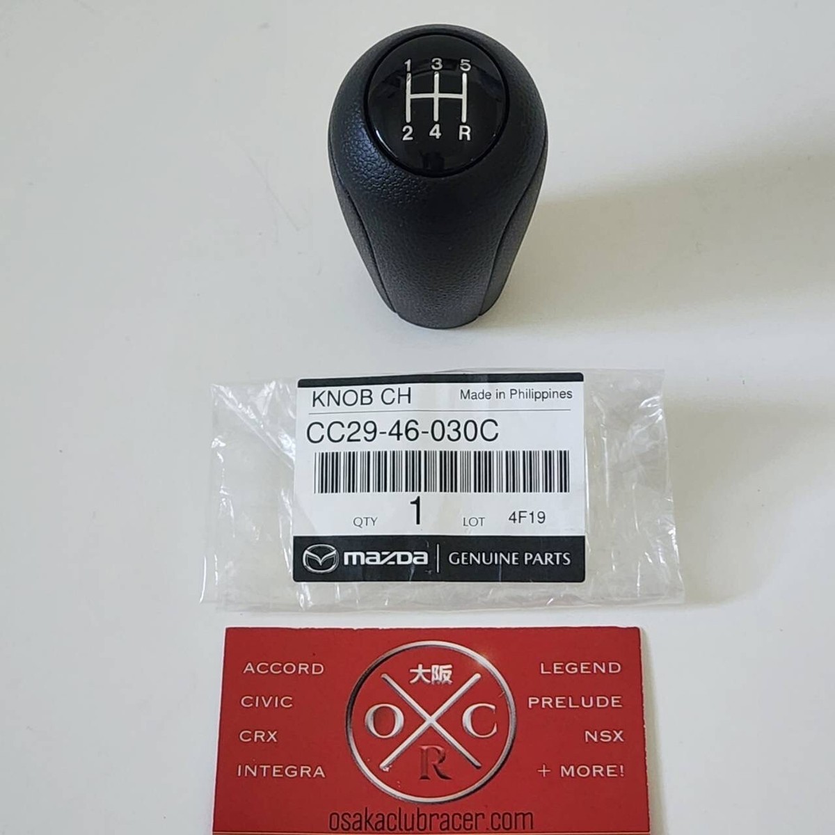Genuine OEM 07-13 Mazda 3 & 5 Shift Knob 5 Speed Mazdaspeed Black