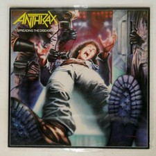 1985 Anthrax - Spreading The Disease Vinyl LP Island Isl 1069