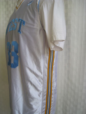 NIKE SUPREME BALLER FOR LIFE WEST 33 JERSEY REVERSIBLE BLUE