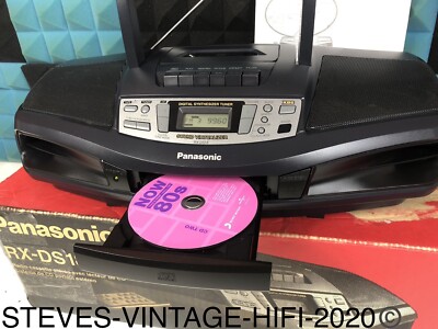 Panasonic RX-DS18 Portable Stereo CD, Tape, AM/FM + REMOTE BOXED L