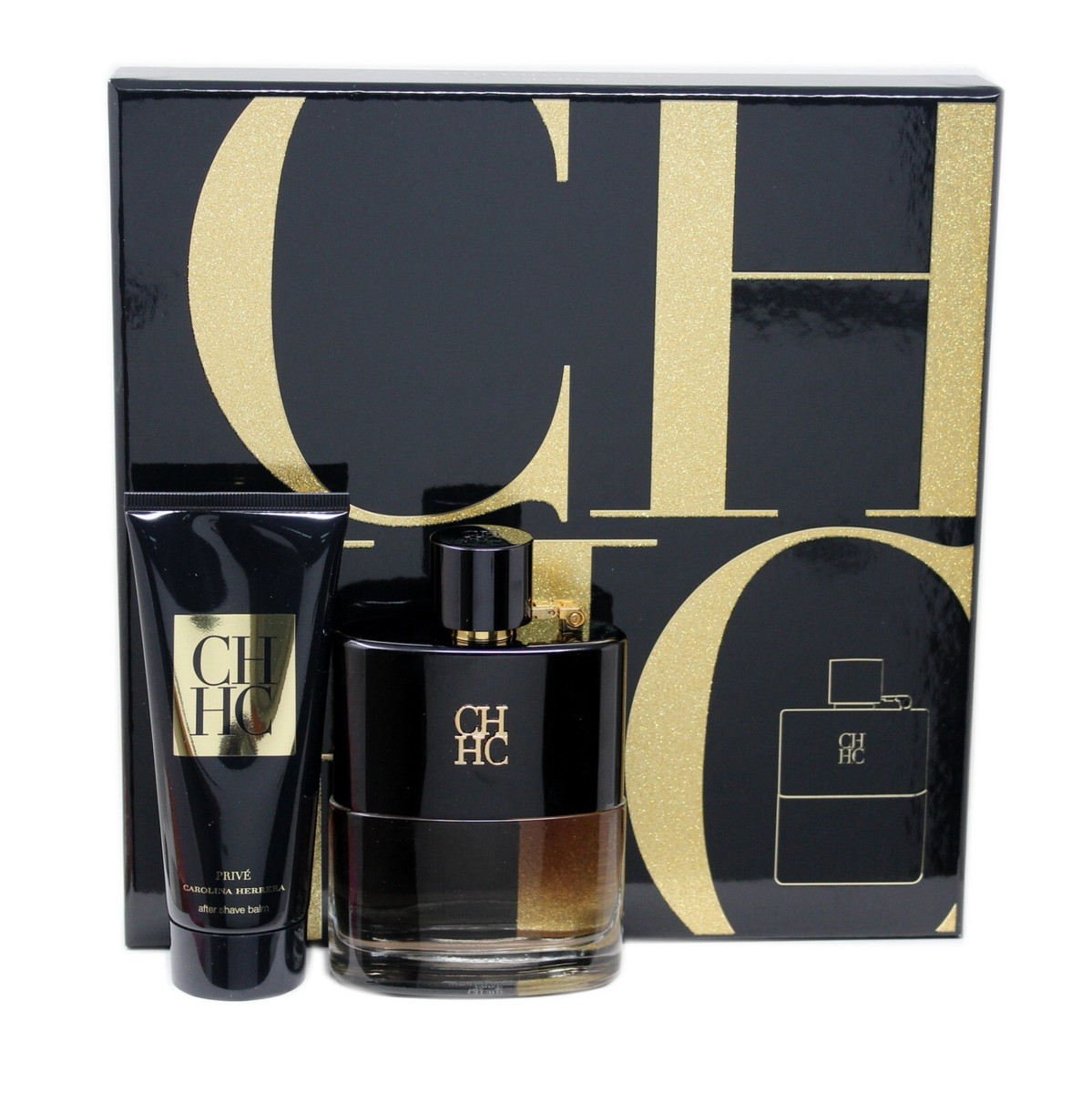 CAROLINA HERRERA PRIVE FOR MEN 2 PIECE GIFT SET EAU DE TOILETTE