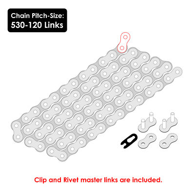 Drive Chain for Kawasaki ZX7 Ninja ZX750 1991 1992 1993 1994 1995