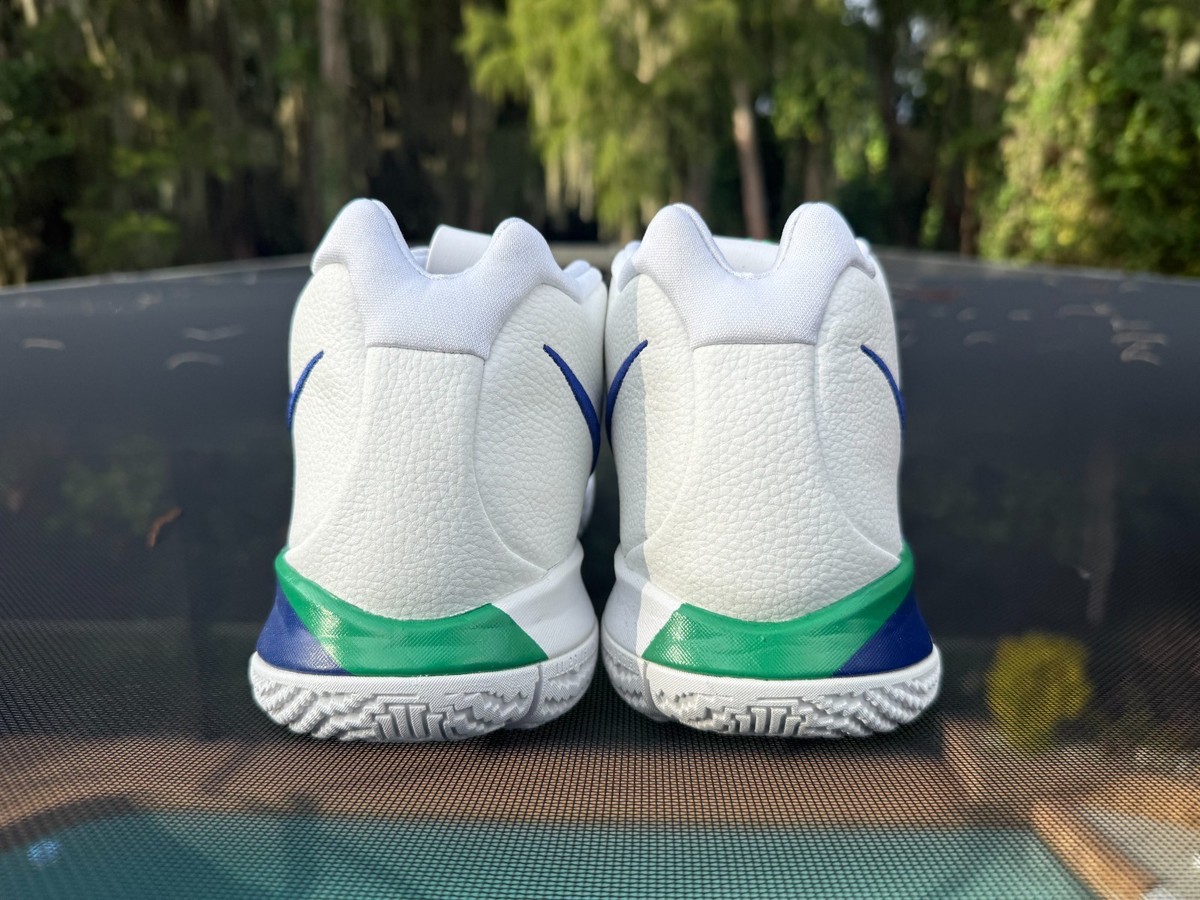 New Nike Kyrie 4 White Deep Royal Blue Size 11 (943806-103) | eBay