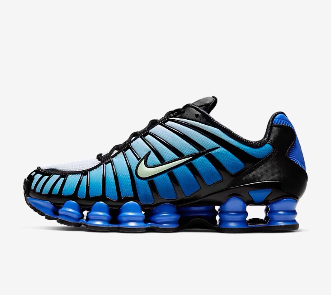 Nike Shox TL Vapour Green/ Racer Blue/Black/~~~ UK 9 US 10 EU 44
