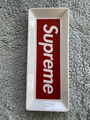 Supreme FW14 Box Logo Ashtray White 100% Authentic | eBay
