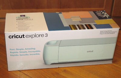 Cricut Explore 3 Vinyl Die Cutting Machine - New & Sealed | eBay