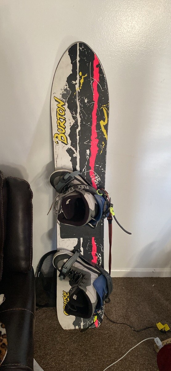 Vintage 1989 Burton Cruise 165cm Snowboard with bindings - RARE