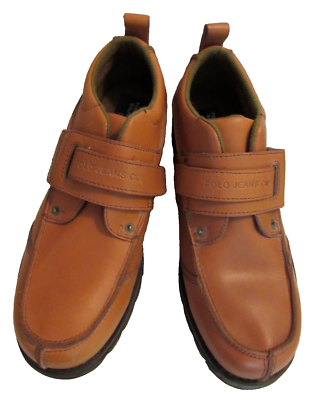 Polo Jeans Co Ralph Lauren Brown Leather Casual Men's Shoes 13 D