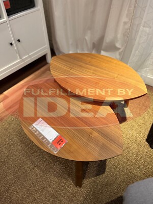 Brand New IKEA STOCKHOLM Nesting Tables Set of 2 Walnut Veneer