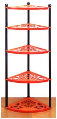 Le Creuset 5 tier pot stand Orange Display shelf Enamel New Boxed