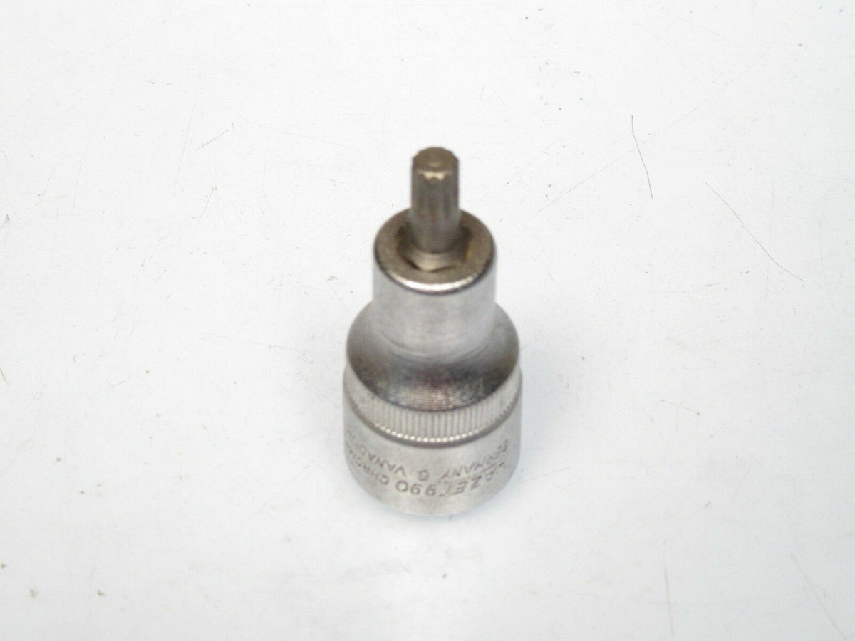 Hazet Brand Chrome Vanadium 6mm XZN Screwdriver Socket (1/2