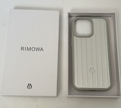 Rimowa Iphone Case Aluminum Silver For Iphone 15 PRO ⭐️U.S