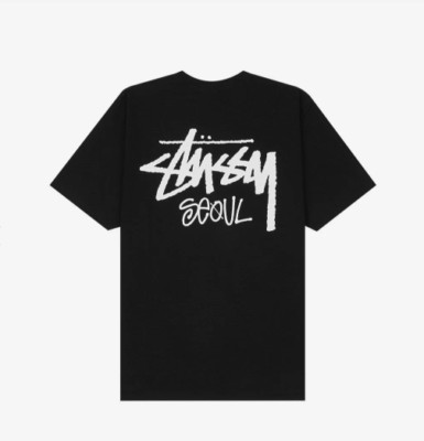 Stussy Stock Seoul T-Shirt Black 2024, Black (100% Authentic) | eBay
