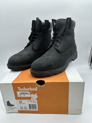 Timberland Classic 6 Inch Waterproof Boot, Black, Men's, Size 12 M